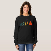 Sweatshirt Quad Evolution Retro Quad VTT 4x4 Quad (Devant entier)