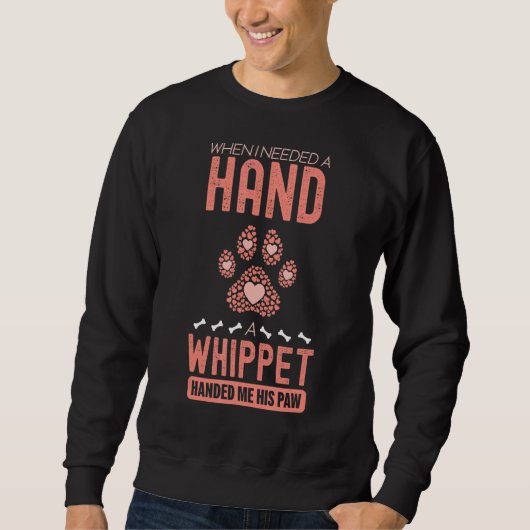 Sweatshirt Quand J'Avais Besoin D'Une Main, Il Y Avait Un Whi (Devant)