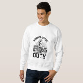 Sweatshirt Quand l'injustice devient loi, la résistance devie (Devant entier)