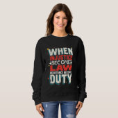 Sweatshirt Quand l'injustice devient loi, la résistance devie (Devant entier)