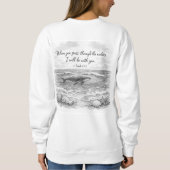 Sweatshirt Quand vous traversez les eaux (Dos)