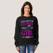 Sweatshirt Quarter Horse Girl (Devant entier)