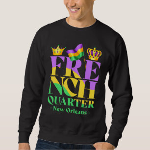 Sweatshirt Quartier français Nouvelle-Orléans Louisiane Vinta
