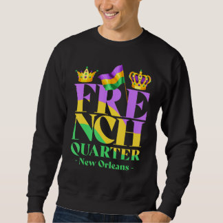 Sweatshirt Quartier français Nouvelle-Orléans Louisiane Vinta
