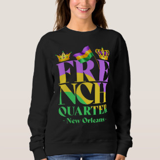 Sweatshirt Quartier français Nouvelle-Orléans Louisiane Vinta