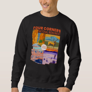 Sweatshirt Quatre coins Monument national avec Parcs nationau