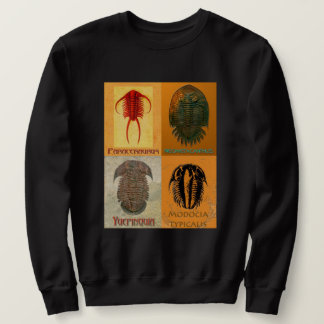 Sweatshirt Quatre Montage de Trilobites Fossiles