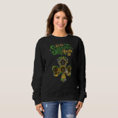 Sweatshirt Que les Shenanigans Commencent Steampunk Trèfles S (Devant entier)