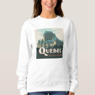 Sweatshirt Québec Canada Château Frontenac