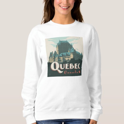 Sweatshirt Québec Canada | Château Frontenac (Devant)