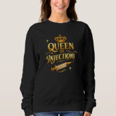 Sweatshirt queen of injections (Devant)