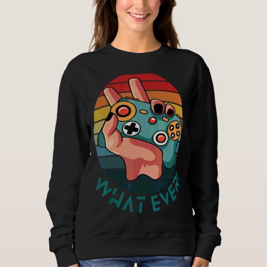 Sweatshirt Quel jeu jamais (Devant)