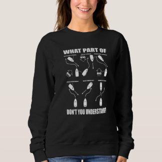 Sweatshirt quelle partie de vous ne comprend pas les voiliers