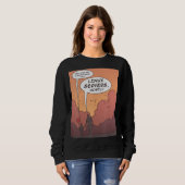 Sweatshirt Quels Sont Les Nuages Faits De Linux Server Princi (Devant entier)