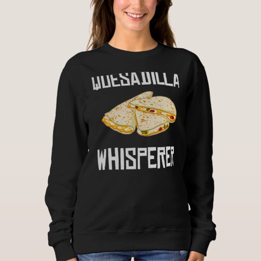 Sweatshirt Quesadilla Fromage fabricant Sauce végétale (Devant)