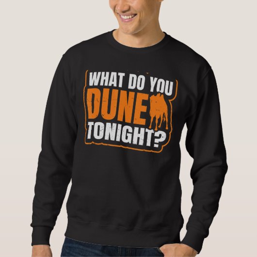 Sweatshirt Qu'Est-Ce Que Tu Donnes Ce Soir Pun Pour Un Ventil (Devant)