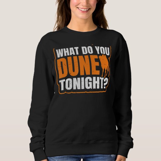 Sweatshirt Qu'Est-Ce Que Tu Donnes Ce Soir Pun Pour Un Ventil (Devant)