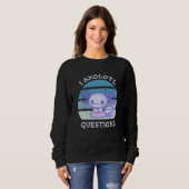 Sweatshirt Questions axolotales (Devant entier)