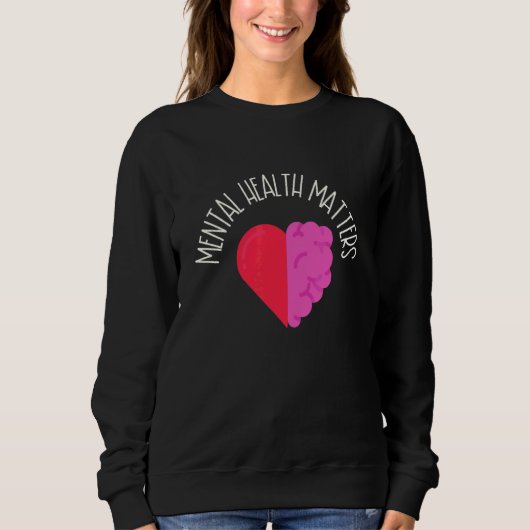 Sweatshirt Questions de santé mentale (Devant)