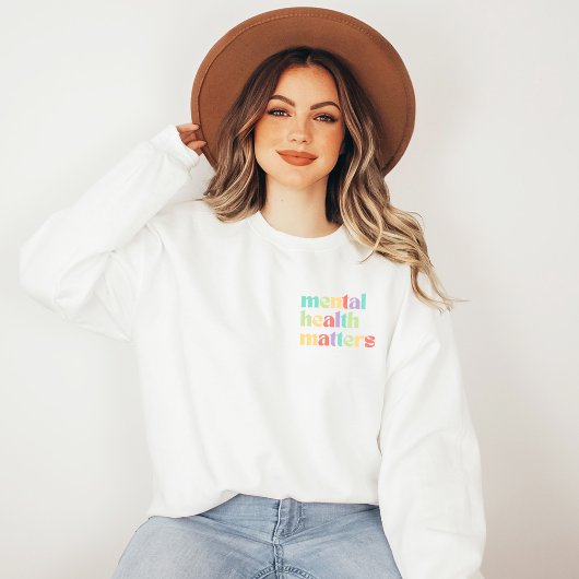Sweatshirt Questions de santé mentale | Cotation rétrospectiv