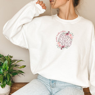 Sweatshirt Questions de santé mentale   Côté Rosa Mind   Esth