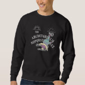 Sweatshirt Quija Board Sorcière gothique Enfer Paranormal Wit (Devant)
