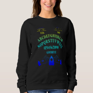 Sweatshirt Quija Board Wiccan Gothic Witch Paranormal Witchcr
