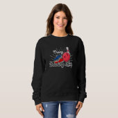 Sweatshirt Quille de bowling quille de bowling joueurs de qui (Devant entier)
