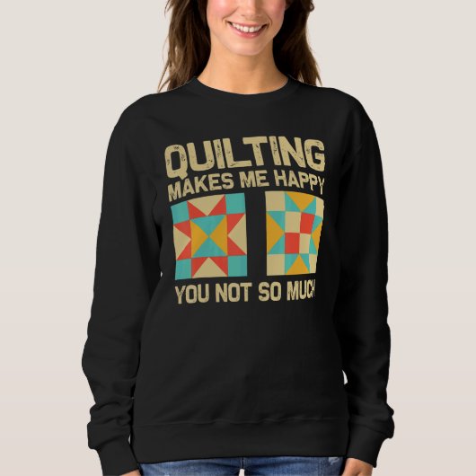 Sweatshirt Quilting For Sewing Enthusiast Men Women Quilt 1 (Devant)