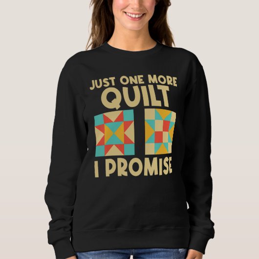 Sweatshirt Quilting For Sewing Enthusiast Men Women Quilt 1 (Devant)