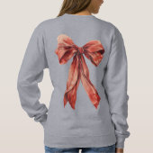 Sweatshirt Quirky Funny Père Noël & Reindeer Noël Humoristiqu (Dos)