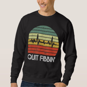 Sweatshirt Quit Fibbin Vintage Fibrillation auriculaire Médic