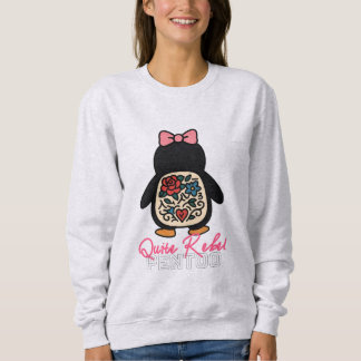 Sweatshirt Quite Rebel Pentoo - Nihilist Penguin Trend