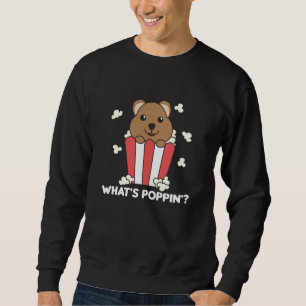 Sweatshirt Quokka Popcorn Whats Poppin Funny