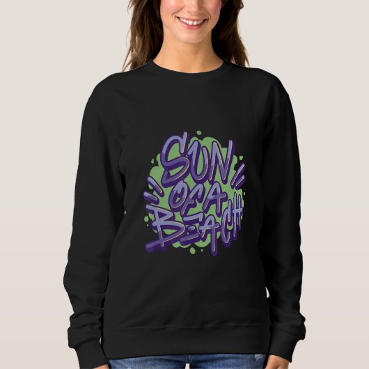 Sweatshirt quotes graffiti (Devant)