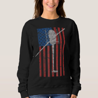 Sweatshirt R 22 Drapeau Vintage couleur de l'hélicoptère