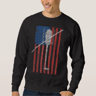 Sweatshirt R 22 Drapeau Vintage couleur de l'hélicoptère