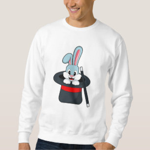 Sweatshirt Rabbit à la magie avec baguette et Casquette