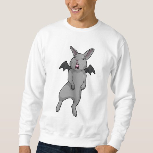 Sweatshirt Rabbit avec aile chauve-souris (Devant)