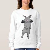 Sweatshirt Rabbit avec aile chauve-souris (Devant)