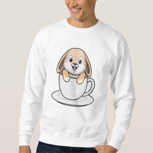 Sweatshirt Rabbit avec café (Devant)