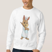 Sweatshirt Rabbit comme boulon avec broche (Devant)