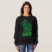 Sweatshirt Rabbit Lucky Buffallo Sham Rocky Green St Patrick (Devant entier)