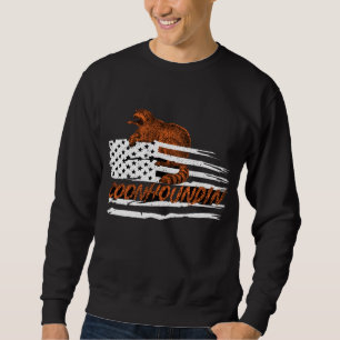 Sweatshirt Raccoon Chasse Coon Houndin Vinatage Gear Chasse