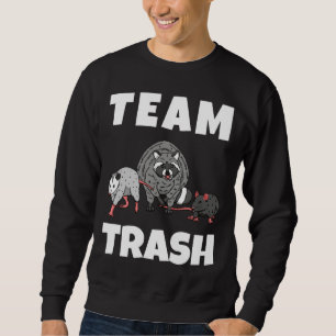 Sweatshirt Raccoon Team Cute Trash Panda Ringtail Lover