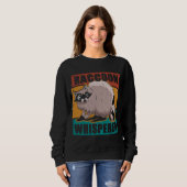 Sweatshirt Raccoon The Raccoon Whisperer 001 (Devant entier)