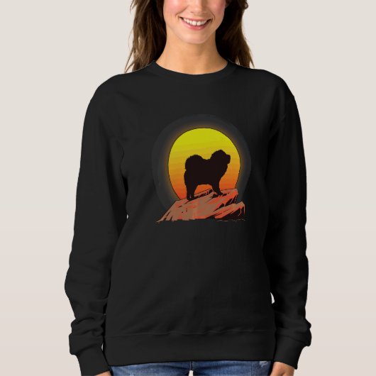 Sweatshirt Race de chien Chow Chow (Devant)
