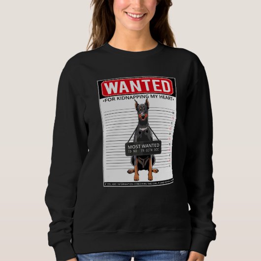 Sweatshirt Race de chien Dobermann  20 (Devant)
