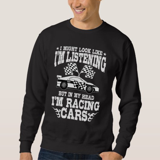 Sweatshirt Racer Course Voitures Rapide Piste Course Racers (Devant)