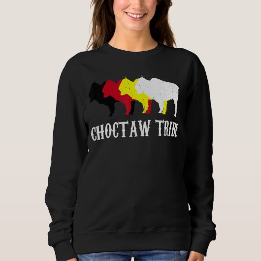 Sweatshirt Racines de la tribu Choctaw Amérindiens Chahta (Devant)